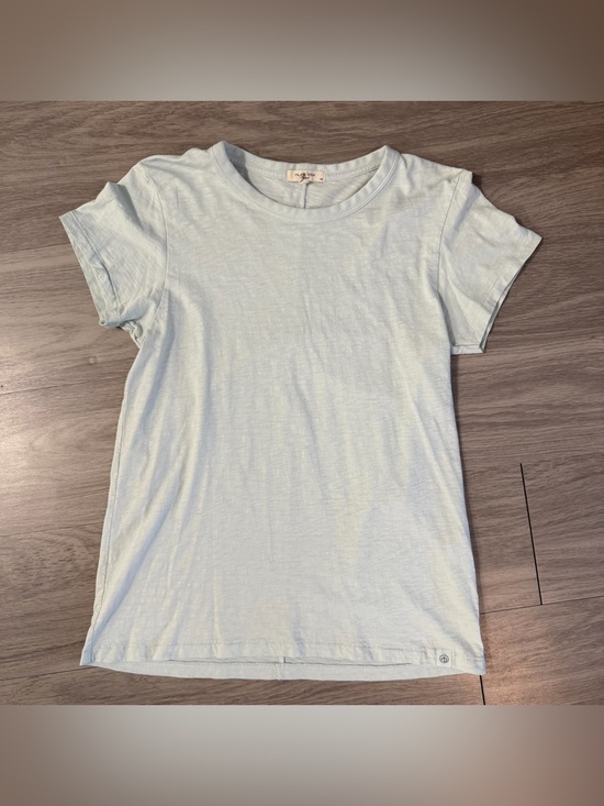 rag & bone Tops - Rag & Bone Organic Cotton Slub Tee Light Blue | Women’s Large